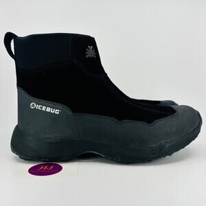 Icebug Men's Metro2 BUGrip Studded Water Resistant Winter Boots Black Size 9.5